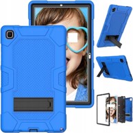 NIKCORP Oklopna maska za Samsung Galaxy Tab A7 10.4" s ugrađenim postoljem trodijelna zaštitna futrola otporna na udarce, plava